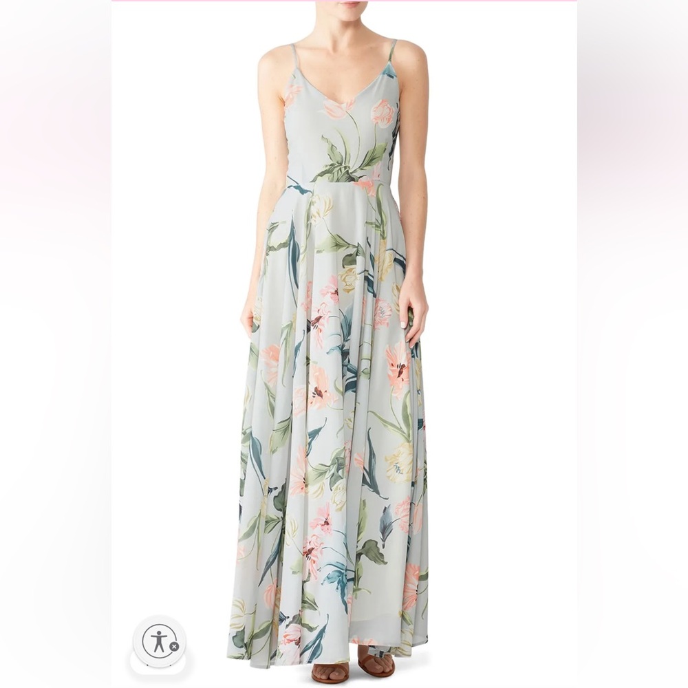 *EUC* Yumi Kim Peace and Love Maxi in World Traveler Floral Print